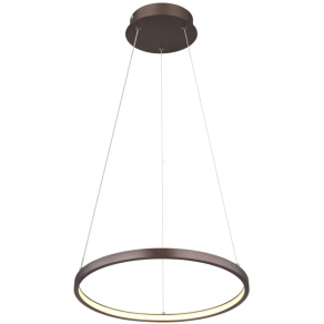   Függesztett LED lámpa kávébarna színben - Ralph Globo 67192-19BR