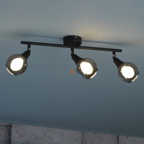   Karos spot lámpa 3 foglalattal, füstszínű - Glyptar Globo 57904-3