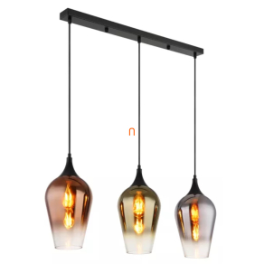   Trikolor függesztett lámpa 3 foglalattal - Lavus Globo 15552-3H