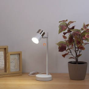   Asztali spot lámpa fehér sznben, 35 cm - Brisbon Globo 57851T - billenőkapcsolós, 1xGU10 foglalattal, 230 V