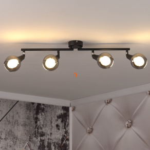   Karos spot lámpa 4 foglalattal, füstszínű - Glyptar Globo 57904-4