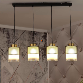 Függesztett lámpa 4 foglalattal - Olga Globo 15709-4H