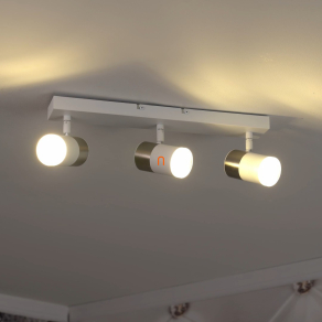   Karos spot lámpa 3 foglalattal, fehér - Brisbon Globo 57851-3