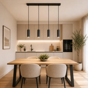   Függesztett spot lámpa 4 foglalattal - James Globo 57918-4H