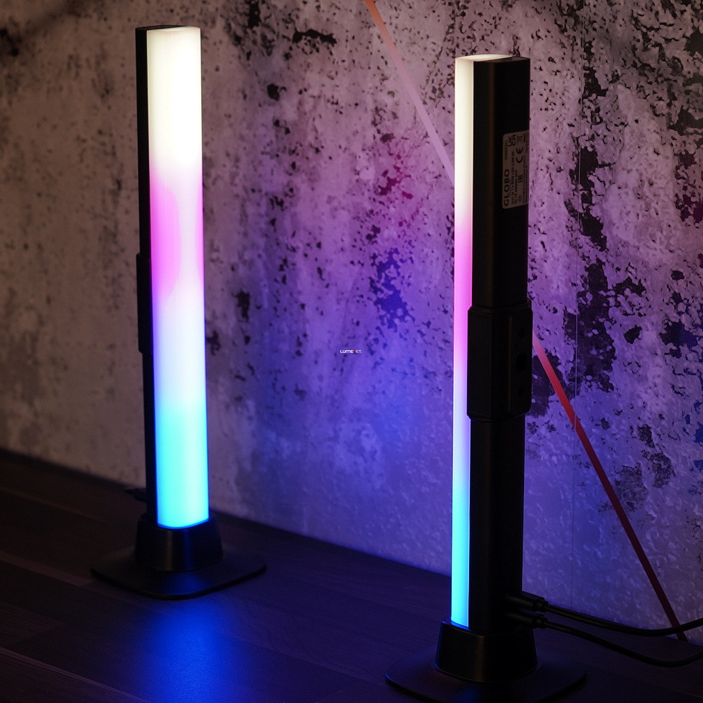 Okos asztali LED lámpa szivárvány effektussal, 2db (Polliver-RGB)