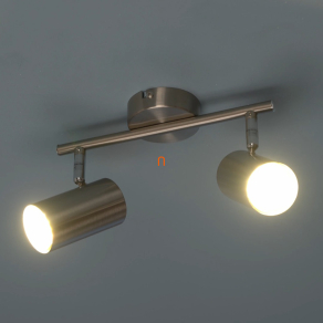   Karos spot lámpa nikkel színben 2 foglalattal - Allvi Globo 57914-2N