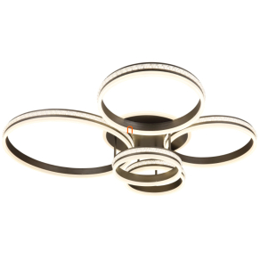   Távirányítós mennyezeti LED lámpa, 5 gyűrűs - Grouni Globo 67314-120