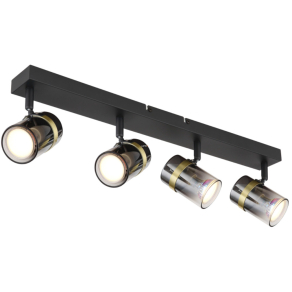   Spot lámpa arany színű szegéllyel, üveg - Trabby Globo 57916-4