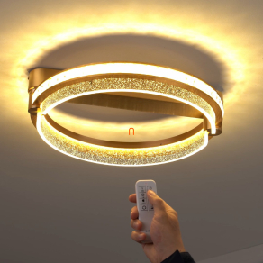   Szabályozható mennyezeti LED lámpa kristály berakással - Blondie Globo 67196-36