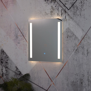   Érintőkapcsolós LED tükör, melegfehér fényű - Rivas Globo 84032