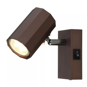   Bordázott spot lámpa sötét bronz színben - James Globo 57919-1