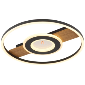   Fa hatású mennyezeti LED lámpa, kristály hatású - Pikara Globo 67323-24