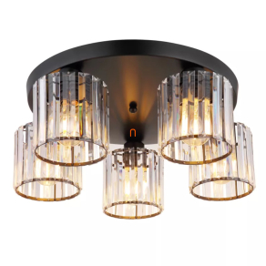   Prizmás mennyezeti lámpa 4 foglalattal - Jordana Globo 15742-5D