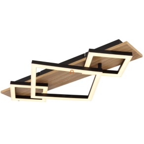   Mennyezeti LED lámpa, fa hatású - tripla - Beatrix I Globo 67330-24