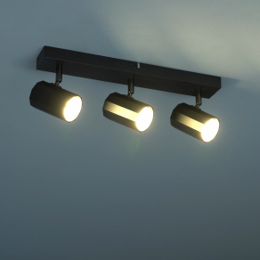 Bordázott spot lámpa 3 foglalattal- James Globo 57918-3B