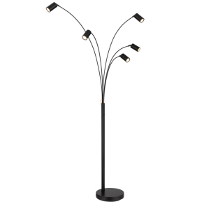 Állólámpa 5 foglalattal, 204 cm - Robby Globo 57910-5S