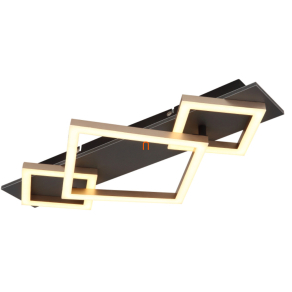   Mennyezeti LED lámpa szürke színben - tripla - Beatrix I Globo 67330G-24