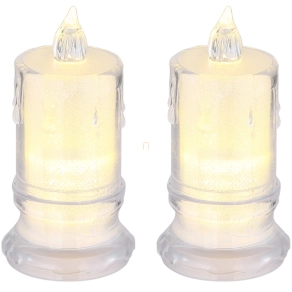 LED gyertya, 2 darabos - Candle Globo 28075-2