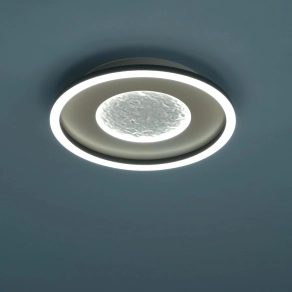   Szabályozható mennyezeti LED lámpa indirekt belső világítással, 33 cm - Wiley Globo 48904-24