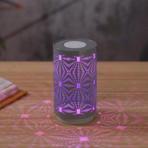   Asztali LED dekor lámpa,14 cm, tölthető, szürke színben - Amiyah Globo 21018G - 15 lm, 1 W, 0.8 méteres kábel, akkumulátoros