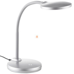   Asztali LED lámpa, ezüst színben, 35 cm - Charly Globo 522901026X, billenő kapcsoló, 3000 K, 300 lm, 4 W, 230 V