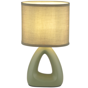   Asztali lámpa, 30 cm, zöld - Triangle Globo 21731BG - 1xE14, 230 V, IP20, 1.3 méteres kábel