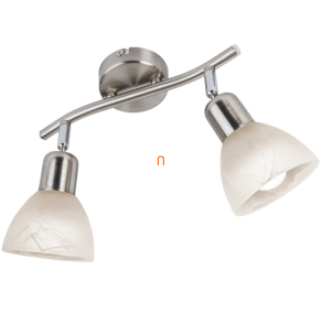   Mennyezeti spot lámpa 2 foglalattal-alabástrom üveg búra - Daytona Globo 818902016X