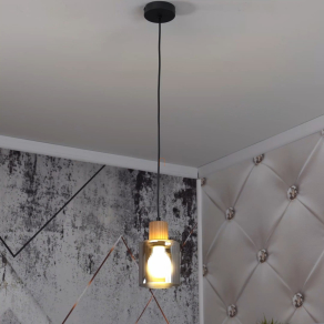 Függesztett lámpa üveg búrával - Aleidis Globo 15768