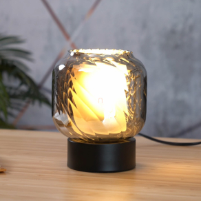   Asztali hangulatlámpa, 17 cm - Xia Globo 15754T - 1xE27, 230 V, IP20, 1.5 méteres kábel