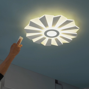   Távirányítóval szabályozható design mennyezeti LED lámpa - Alwina Globo 48559-58