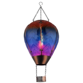 Kültéri napelemes LED lámpa, hőlégballon - Globo 36137