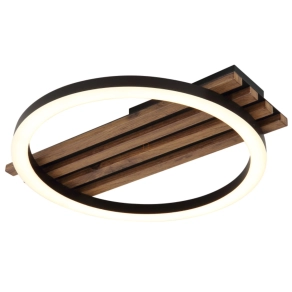 Mennyezeti LED lámpa, fa hatású - Tisha Globo 67353D1