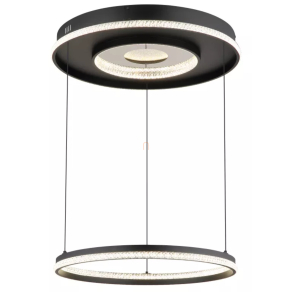   Távirányítóval szabályozható függesztett LED lámpa kristály szegéllyel - Marsh Globo 48041H