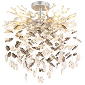   Design mennyezeti lámpa kristály díszekkel - Queena Globo 64138DS