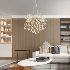   Design függesztett lámpa kristály díszekkel - Queena Globo 64138H1S