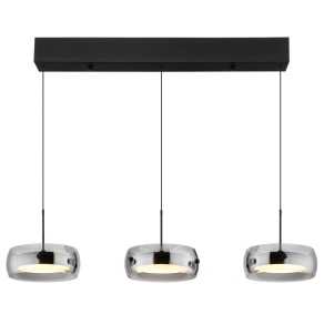   Függesztett LED lámpa 30 W, 3000 K, 2400 lm - Livion Globo 16058-3