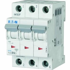 Eaton kismegszakító, 6 kA, 3 P, pl6-b16/3-286589