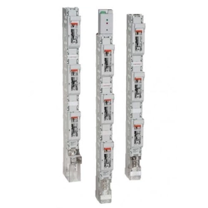   Szakaszoló biztosíték függőleges 00-160A, 100 mm sínrendszerre, 1x3 pólusú, gyorsszorítós Multivert X1023129, 1.000.901
