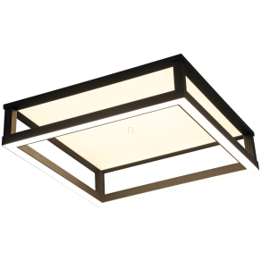   Távirányítóval szabályozható mennyezeti LED lámpa - Macellara Eglo 390018, 3880 lm, 2700-6500 K, állítható színhőmérséklet, 2x9,5+4x2,6 W, 220-240 V