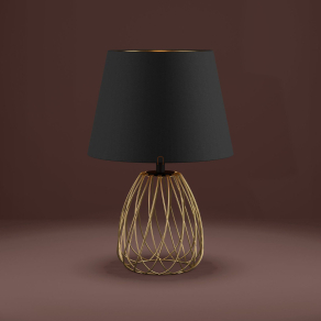   Textil asztali lámpa, 45 cm - Jazminia Eglo 390039, 1xE27 foglalattal, 220-240 V