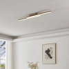 Szabályozható mennyezeti LED lámpa 2x16 W, hideg-melegfehér, fehér-nikkel színű - Fraioli RGBW Eglo 900076