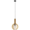 Függesztett lámpa, 31 cm, fa-fekete - Velasco Eglo 900151