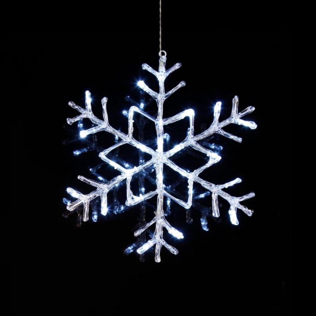 LED hópehely dekoráció, kültéri (Antarctica)