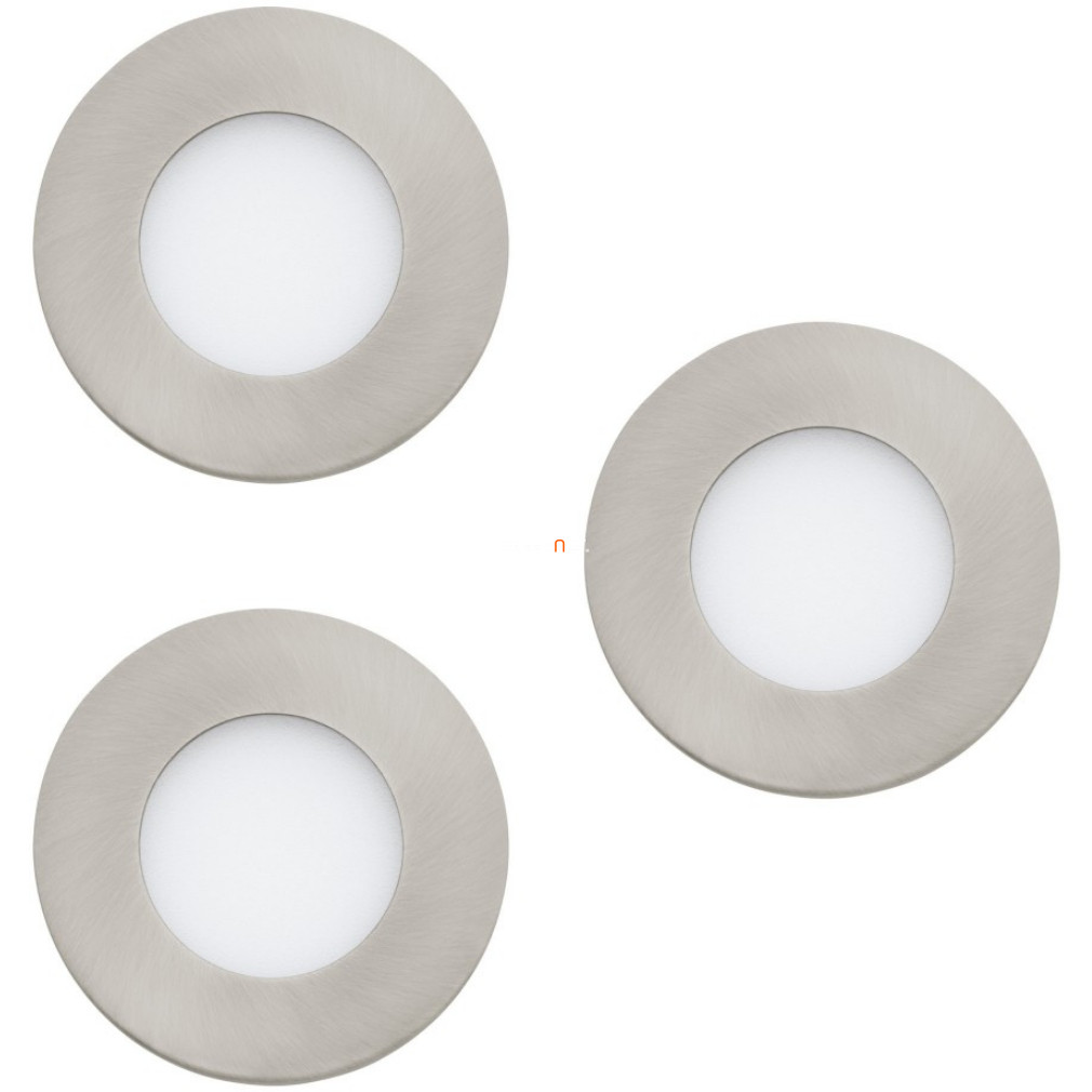 Szabályozható süllyeszthető LED spotlámpa 3x2,8 W, hideg-melegfehér, nikkel-fehér színű (Fueva)