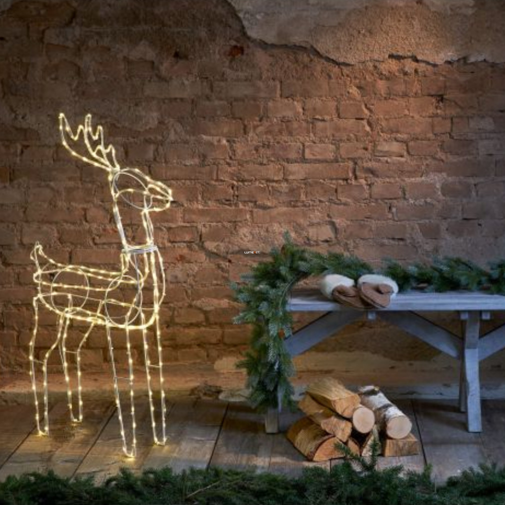 Karácsonyi rénszarvas dekor kültérre, 220 LED (Tuby deer)