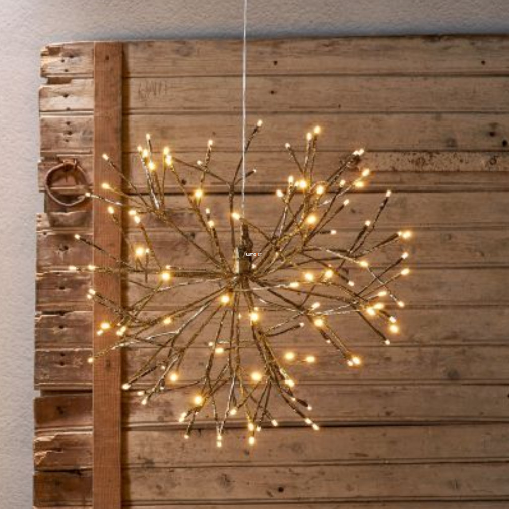 Függeszthető karácsonyi LED dekoráció kültérre, 120 cm (Firework)