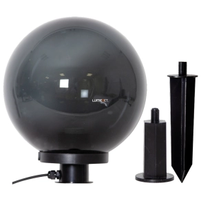   Kültéri fölbe szúrható lámpa, 34 cm, fekete - Monterollo Eglo 900202