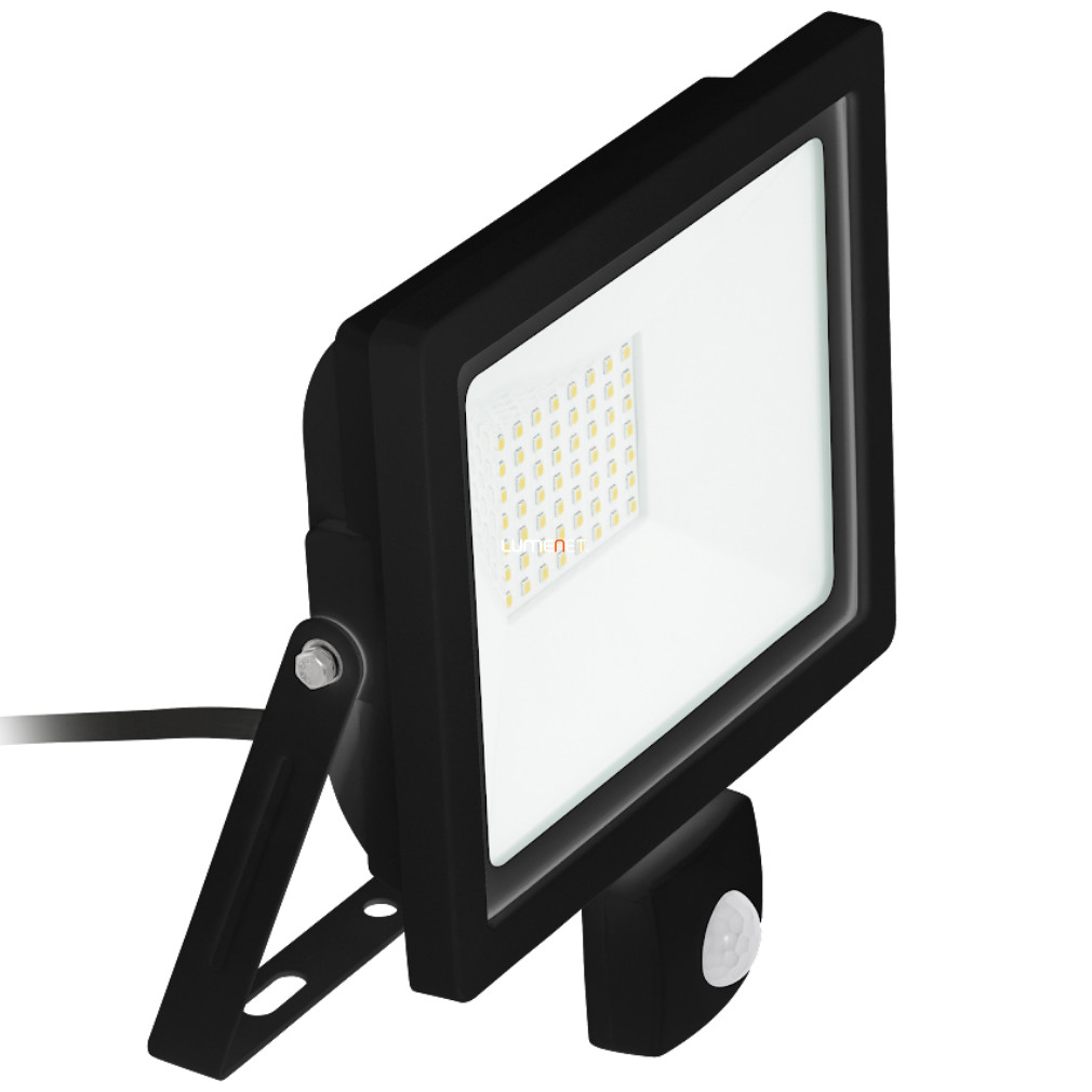Mozgásérzékelős fali LED lámpa 102 W, hidegfehér, fekete-áttetsző (Faedo)