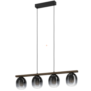   Függesztett lámpa négy foglalattal, fekete-szürke - Filago Eglo 900186