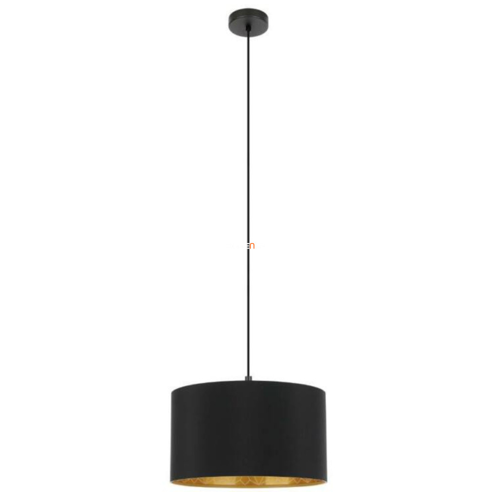 Függesztett lámpa, 38 cm, fekete-arany színű (Zaragoza)